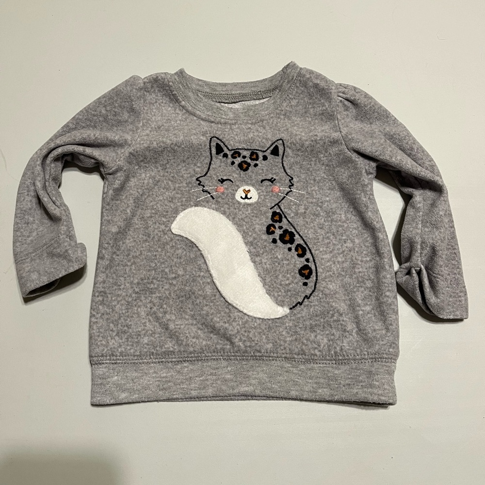 🌟5/$25 Carter’s Long Sleeve Cat Sweater Size 12 Months